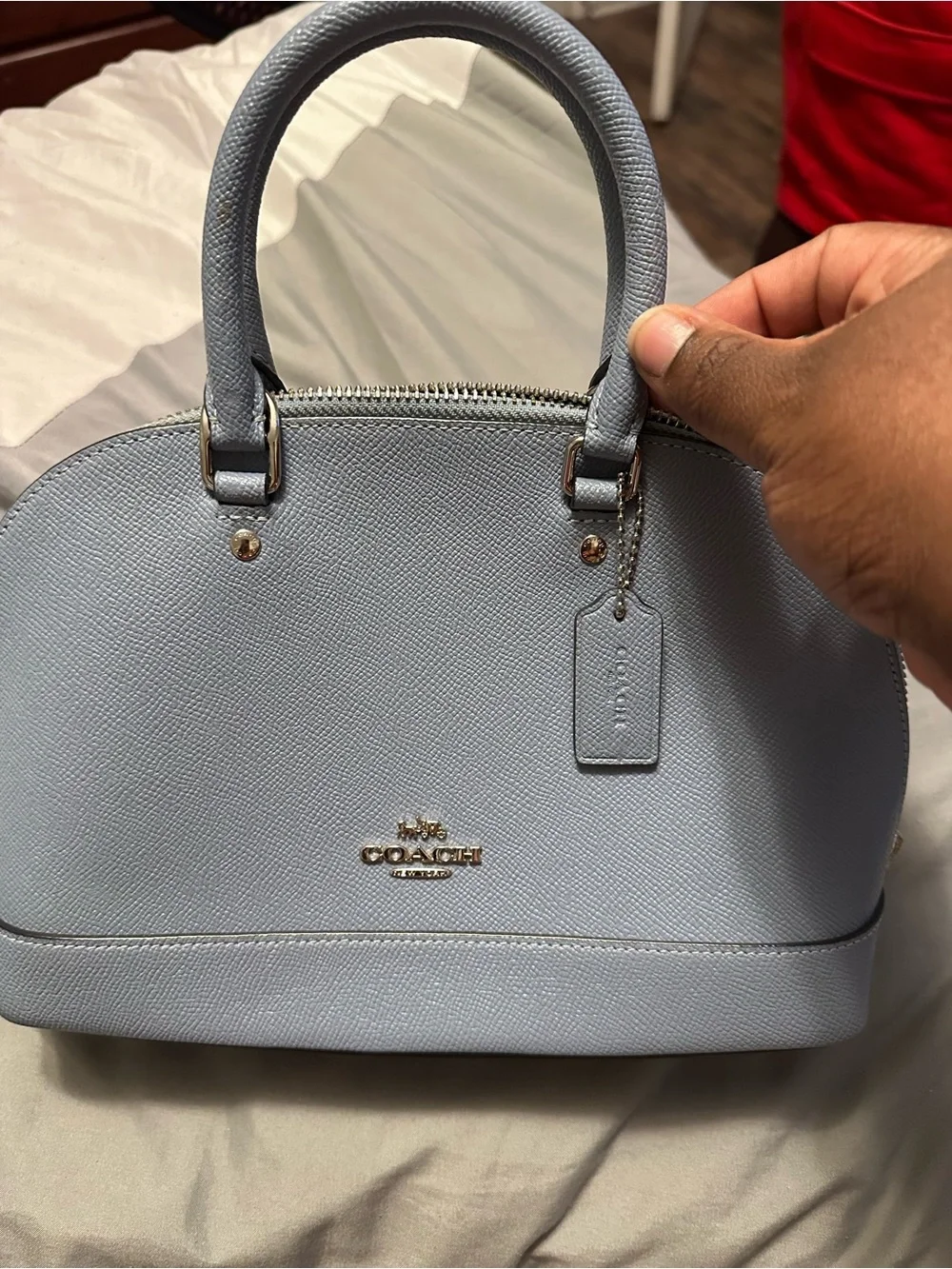 Coach Mini Sierra Satchel with crossbody strap